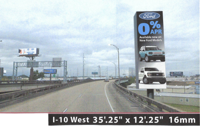 I-10 West Billboard