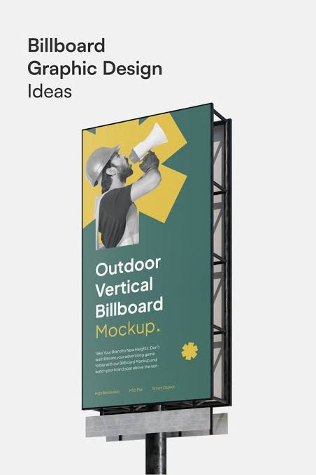 Vertical Billboard Mockup